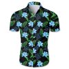 Miami Marlins Hawaiian Shirt Tropical flower gift for fans