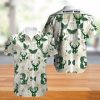 Milwaukee Bucks Hawaiian Shirt Flower summer new design