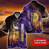 Minnesota Vikings Hawaiian Shirt tropical island personalized