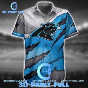 NFL Carolina Panthers Hawaiian Shirt Short 6