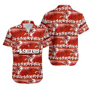 San Francisco 49ers Coconut Trees NFL Gift For Fan Hawaii Shirt and Sh