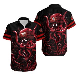 San Francisco 49ers Octopus NFL Gift For Fan Hawaii Shirt and Shorts S