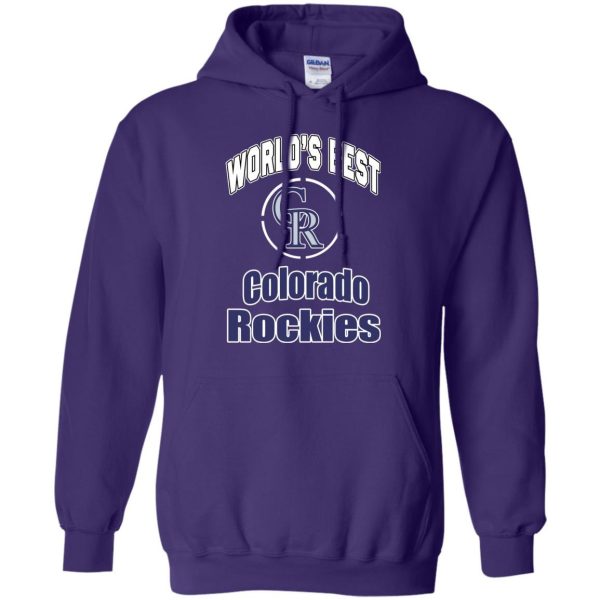 Amazing World'S Best Dad Colorado Rockies T Shirts