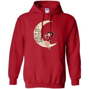 Bb I Love My Arizona State Sun Devils To The Moon And Back T Shirt