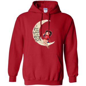 Bb I Love My Fresno State Bulldogs To The Moon And Back T Shirt