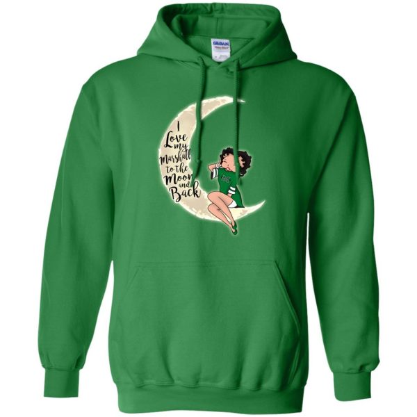 Bb I Love My Marshall Thundering Herd To The Moon And Back T Shirt