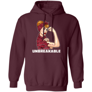 Beautiful Girl Unbreakable Go Arkansas Razorbacks T Shirt
