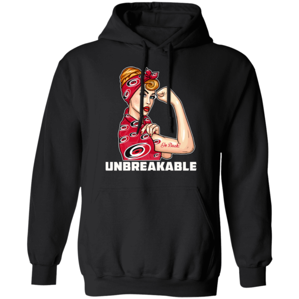 Beautiful Girl Unbreakable Go Carolina Hurricanes T Shirt