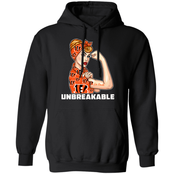 Beautiful Girl Unbreakable Go Cincinnati Bengals T Shirt