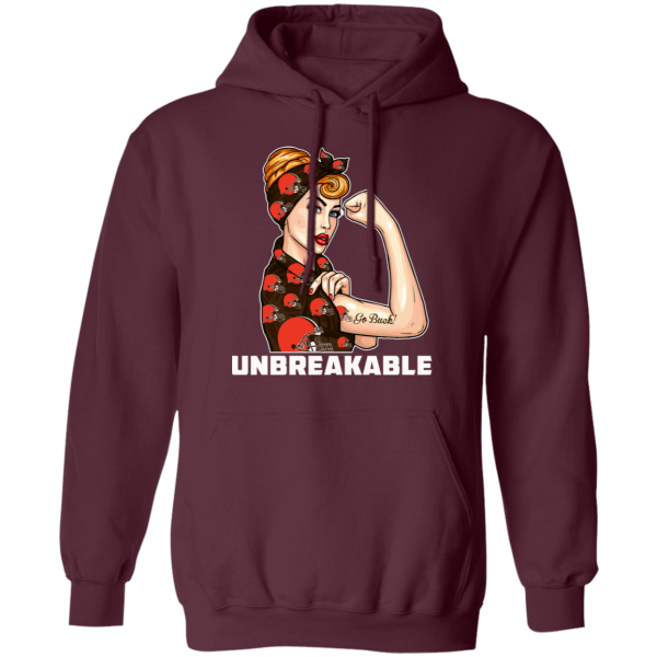 Beautiful Girl Unbreakable Go Cleveland Browns T Shirt