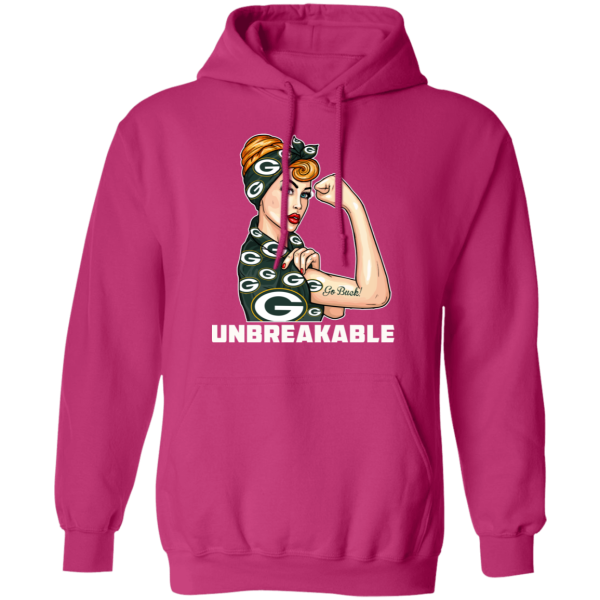 Beautiful Girl Unbreakable Go Green Bay Packers T Shirt