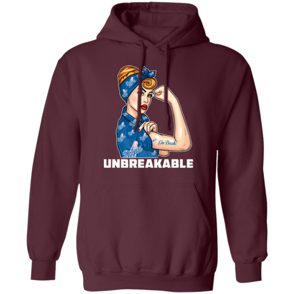 Beautiful Girl Unbreakable Go Los Angeles Dodgers T Shirt