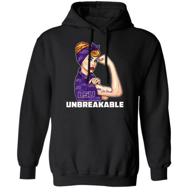 Beautiful Girl Unbreakable Go Lsu Tigers T Shirt