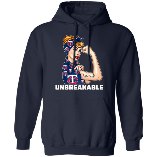 Beautiful Girl Unbreakable Go Minnesota Twins T Shirt