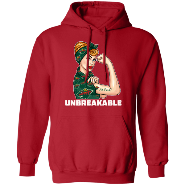 Beautiful Girl Unbreakable Go Minnesota Wild T Shirt