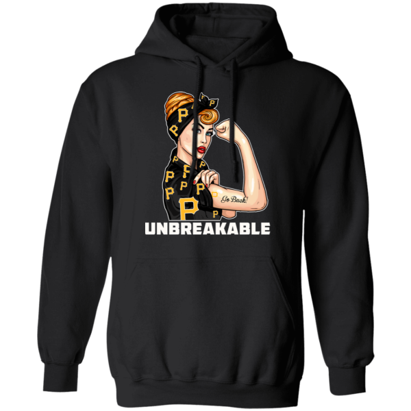 Beautiful Girl Unbreakable Go Pittsburgh Pirates T Shirt