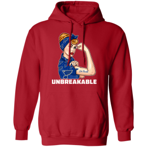 Beautiful Girl Unbreakable Go St. Louis Blues T Shirt