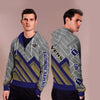 Black Cross Line Baltimore Ravens Zip Hoodie