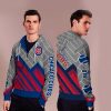 Black Cross Line Chicago Cubs Zip Hoodie
