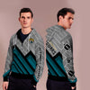 Black Cross Line Jacksonville Jaguars Zip Hoodie