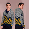 Black Cross Line Los Angeles Chargers Zip Hoodie
