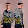 Black Cross Line Notre Dame Fighting Irish Zip Hoodie