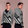 Black Cross Line Oakland Raiders Zip Hoodie