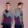 Black Cross Line Texas Rangers Zip Hoodie