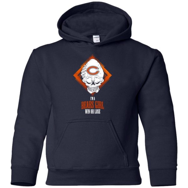 Chicago Bears Girl Win Or Lose T Shirts