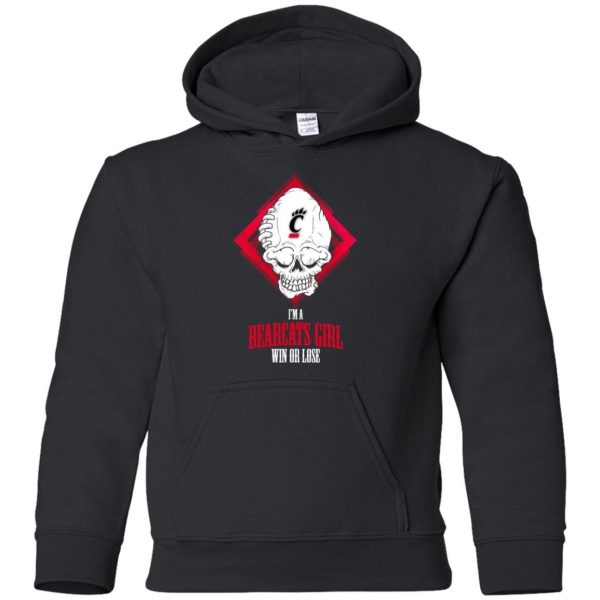 Cincinnati Bearcats Girl Win Or Lose T Shirts