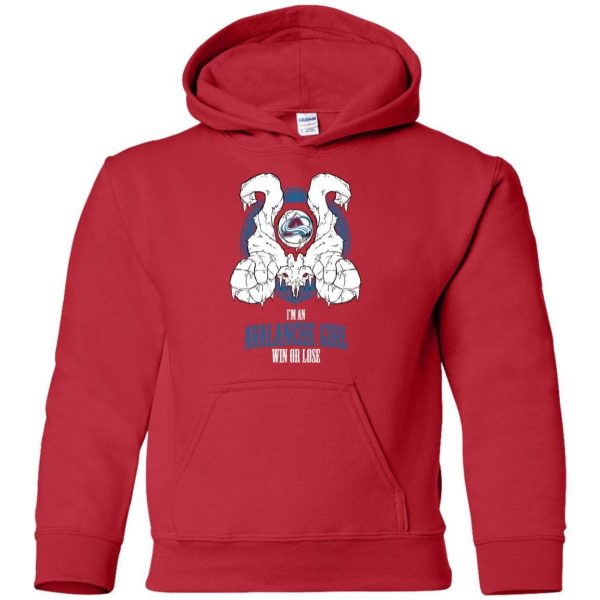 Colorado Avalanche Girl Win Or Lose T Shirts