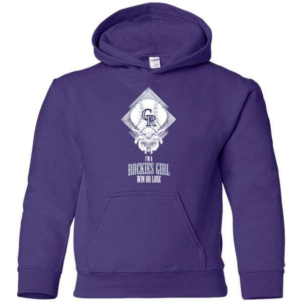 Colorado Rockies Girl Win Or Lose T Shirts