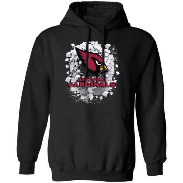 Colorful Earthquake Art Arizona Cardinals T Shirt