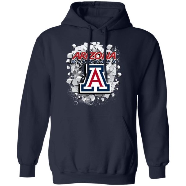 Colorful Earthquake Art Arizona Wildcats T Shirt