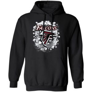 Colorful Earthquake Art Atlanta Falcons T Shirt
