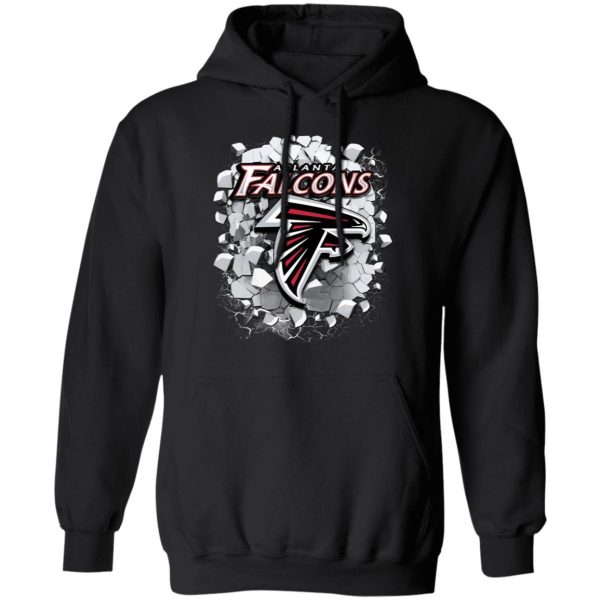 Colorful Earthquake Art Atlanta Falcons T Shirt