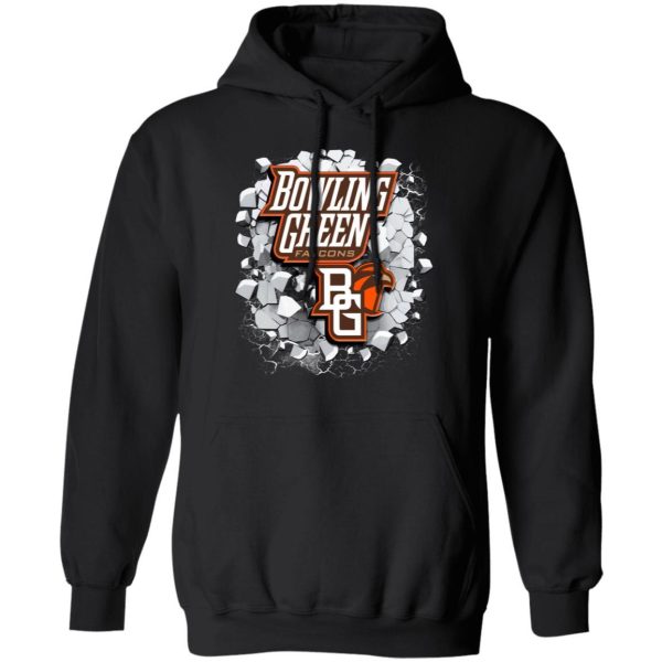 Colorful Earthquake Art Bowling Green Falcons T Shirt