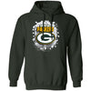 Colorful Earthquake Art Green Bay Packers T Shirt