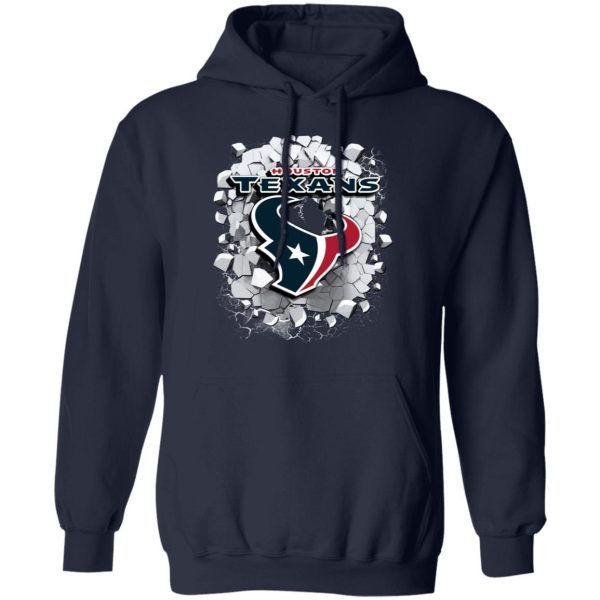 Colorful Earthquake Art Houston Texans T Shirt