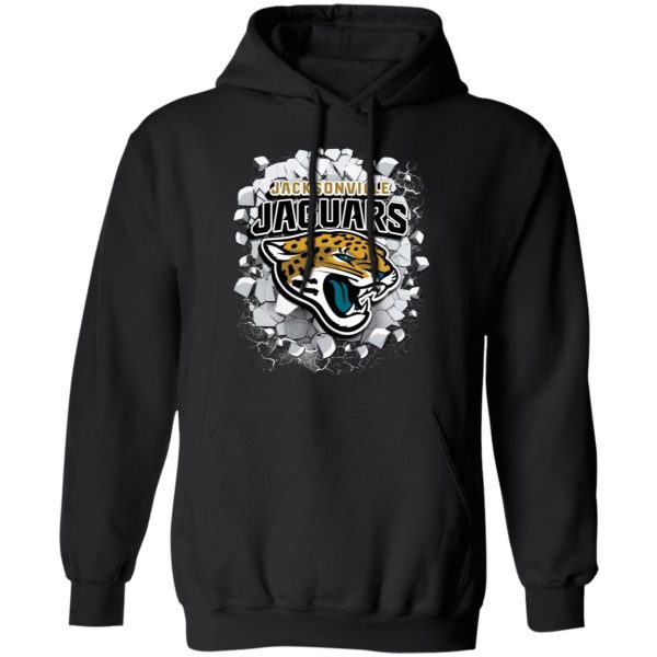 Colorful Earthquake Art Jacksonville Jaguars T Shirt