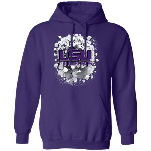 Colorful Earthquake Art Lsu Tigers T Shirt