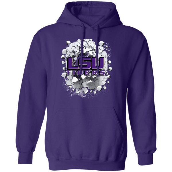 Colorful Earthquake Art Lsu Tigers T Shirt