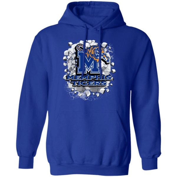 Colorful Earthquake Art Memphis Tigers T Shirt