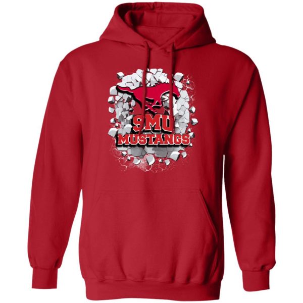 Colorful Earthquake Art Smu Mustangs T Shirt