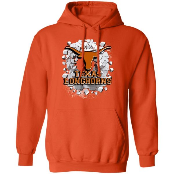 Colorful Earthquake Art Texas Longhorns T Shirt