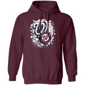 Colorful Earthquake Art Washington Nationals T Shirt