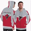 Colorful Gorgeous Fitting Atlanta Falcons Zip Hoodie