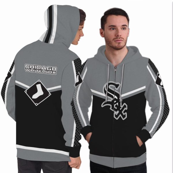 Colorful Gorgeous Fitting Chicago White Sox Zip Hoodie