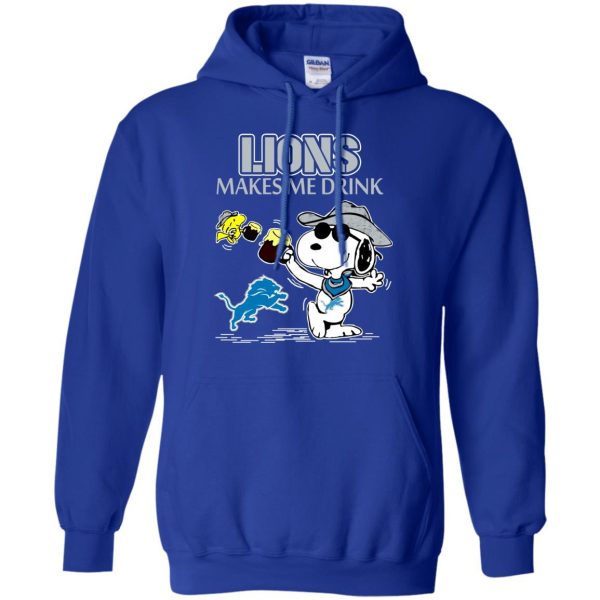 Detroit Lions Make Me Drinks T Shirts
