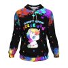 Don'T Stop Believin' Unicorn All Over Printed Hoodies
